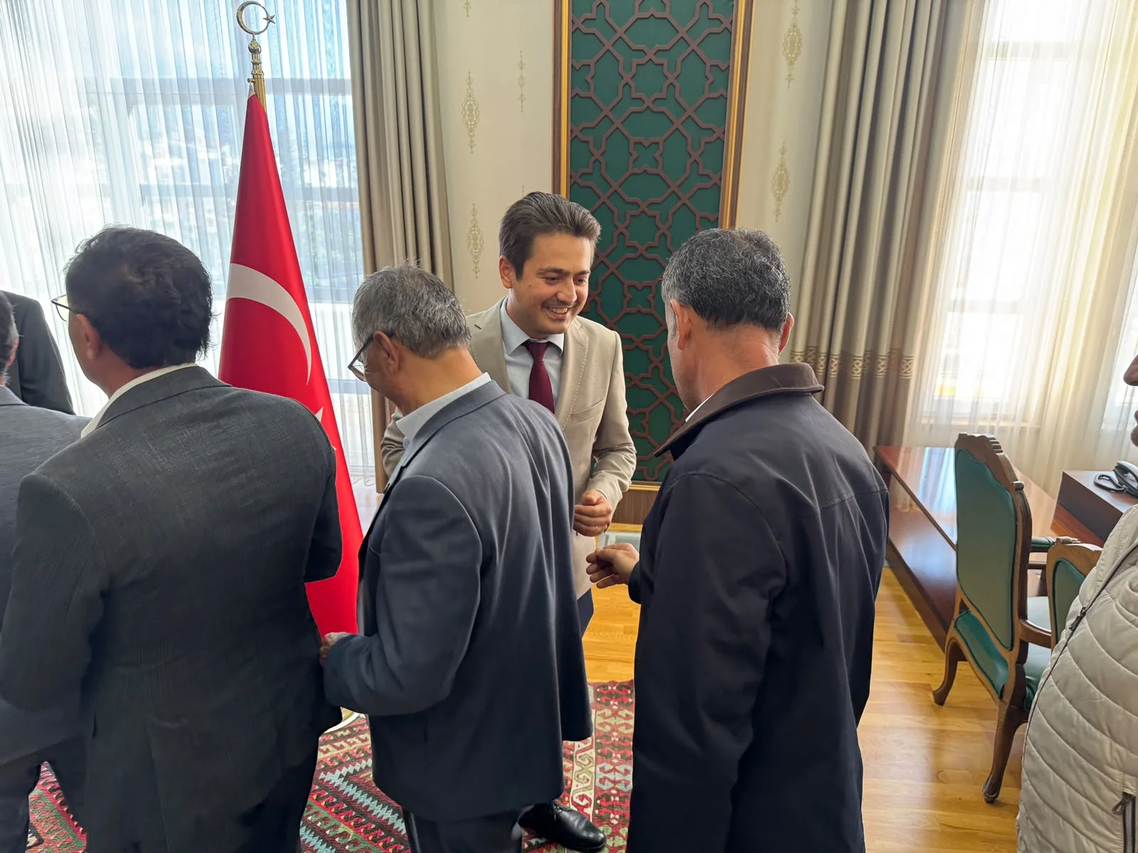 Seydikemer Kaymakamı Dilekli Muhtarları Makamında Kabul Etti