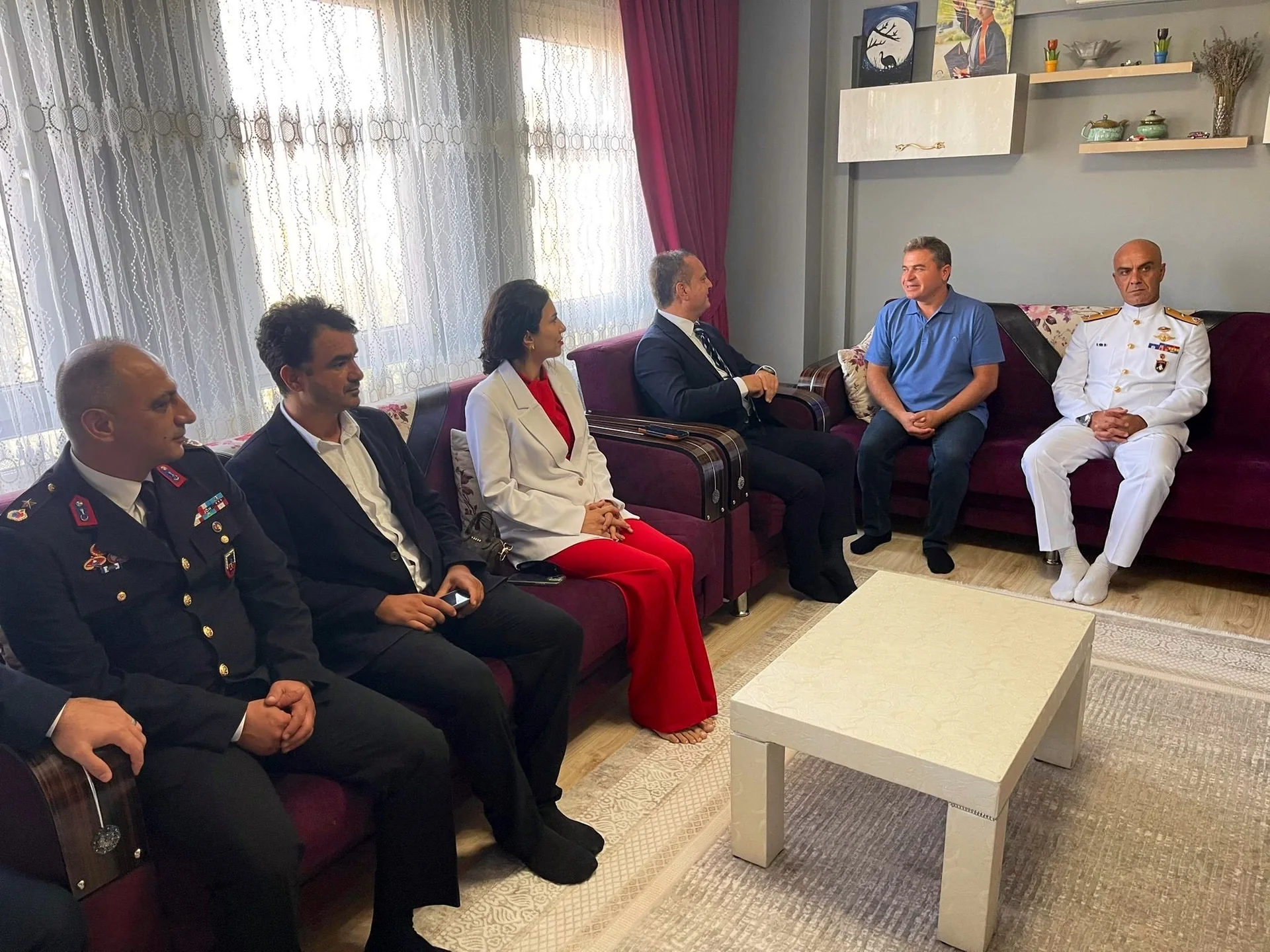 Fethiye Kaymakamı, Gazi Jandarma Er Kebabçı’yı evinde ziyaret etti