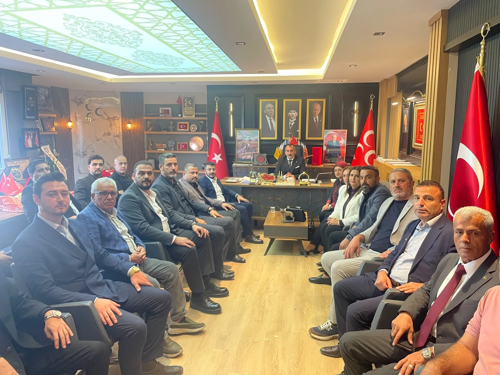 MHP Fethiye’den Muğla İl Başkanlığı’na Hayırlı Olsun Ziyareti