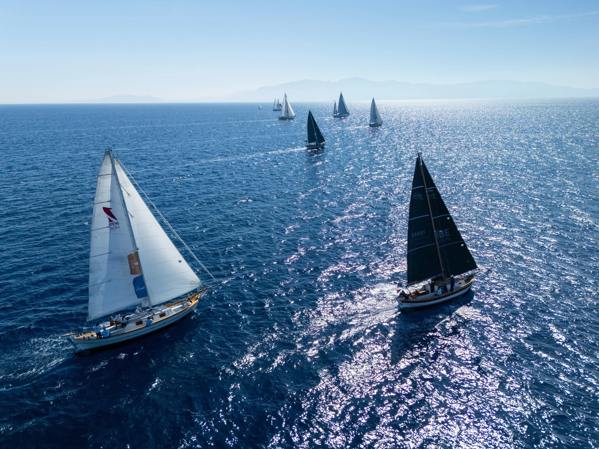The Bodrum Cup'ta Knidos'tan Ortakent'e Yelken Heyecanı
