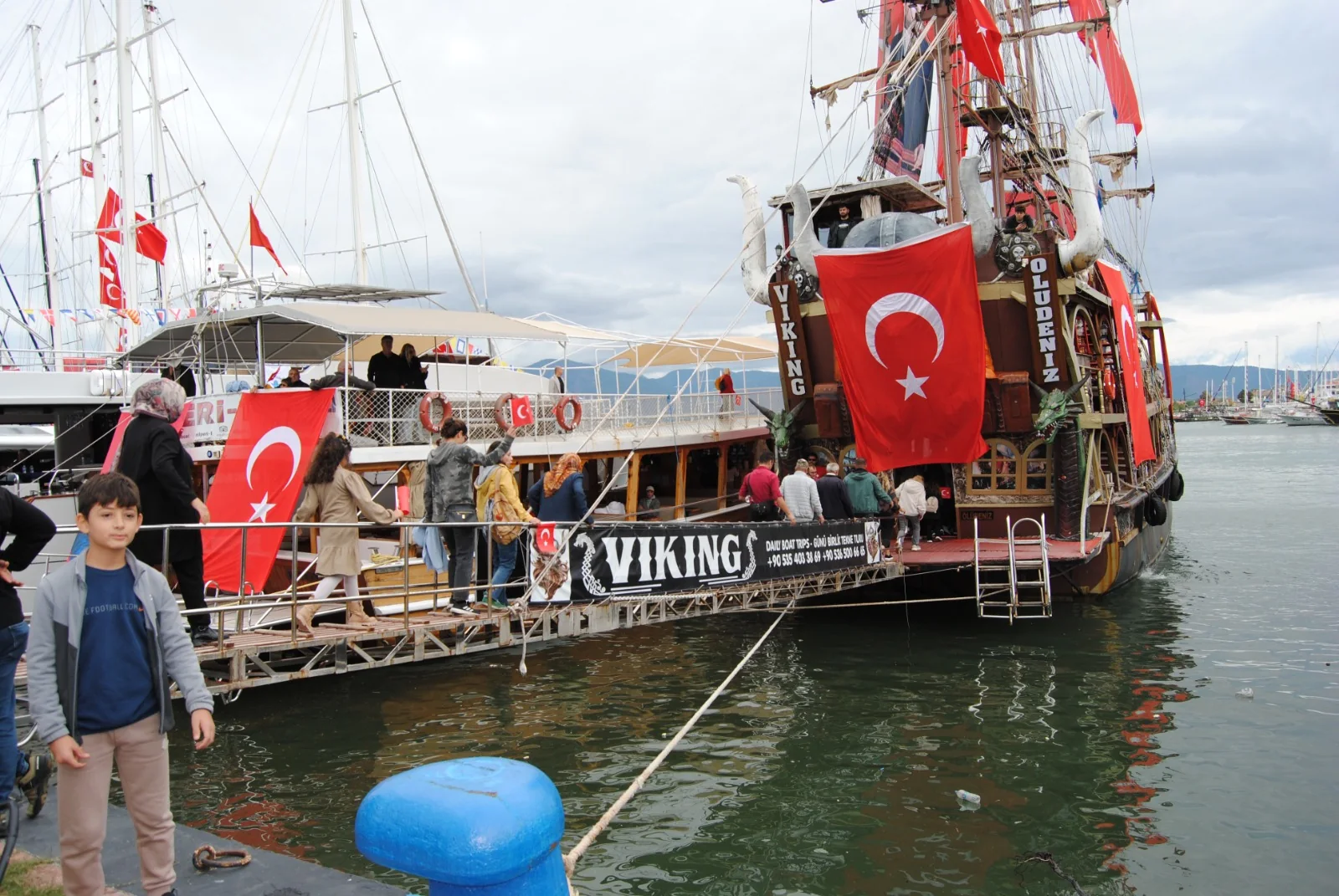 Fethiye'de Deniz Alayına Büyük Katılım